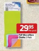 PnP Microfibre Cloths 5 Pack