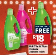 PnP Tile & Floor Cleaner Assorted-750ml Each