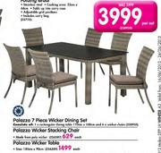 Palazzo 7 Piece Wicker Dining Set