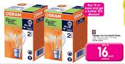 Osram Halogen Eco Household Globe - 46W Each