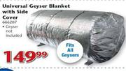 Universal Geyser Blanket With Side Cover