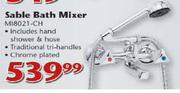 Elements Sable Bath Mixer (M18022-CH)