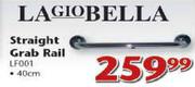 Lagio Bella Straight Grab Rail (LF001) - 40cm