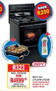 Defy 621 4 Plate Stove