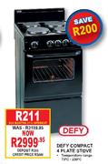 Defy Compact 4 Plate Stove