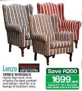 Lenzo Venice Wingback Each