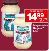 Mayonnaise Regular/Lite-740g/760g elk