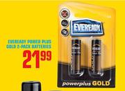 Eveready Power Plus Gold 2-Pack Batteries