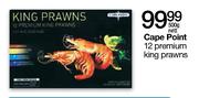 Cape Point 12 Premium King Prawns-500g