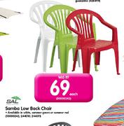 Sal Samba Low Back Chair Each