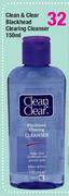Clean & Clear Blackhead Clearing Cleanser-150ml