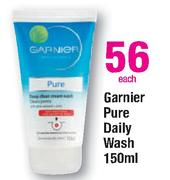 Garnier Pure Dally Wash-150ml Each