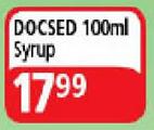 Docsed 100ml Syrup