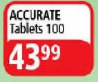 Accurate Tablets-100's
