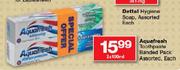 Aquafresh Toothpaste Banded Pack Assorted-2 x 100ml Each