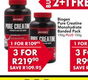 Biogen Pure Creative Monohydrate Banded Pack-150g+150g