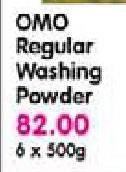 Omo Regular Washing Powder-6x500g