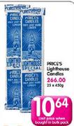 Price's Light House Candles-450gm Each