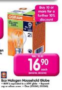 OSRAM Eco Halogen Household Globe-Each