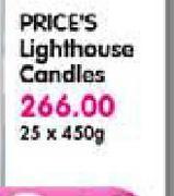 Price's Light House Candles-25x450gm 