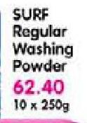 Surf Regular Washing Powder-10 x 250g Pack