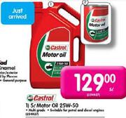 Castrol 5 Ltr Motor Oil 25W-50-Each