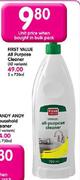 First Value All Purpose Cleaner-750Ml