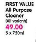 First Value All Purpose Cleaner-5x750Ml