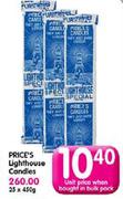 Prices Lighthouse Candles-450gm