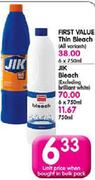 First Value Thin Bleach-750Ml