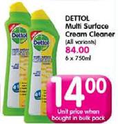 Dettol Multi Surface Cream Cleaner-750Ml