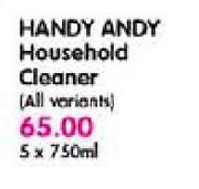 Handy Andy Household Cleaner-5X750ml 