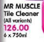 MR Muscle Tile Cleaner-6X750ml