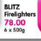 Blitz Firelighters-6X500gm