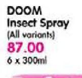 Doom Insect Spray-6X300ml