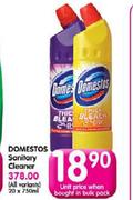 Domestos Sanitary Cleaner-750ml Each
