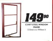 CIHF7 Steel Window Frame-533mm (W) X 949mm (H)