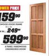 6 Panel Hardwood Engineered Door