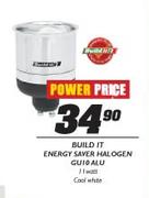 Build It Energy Saver Halogen GU10 ALU 11 Watt-Each