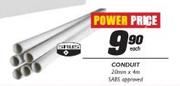 Conduit 20mm x 4m-Each