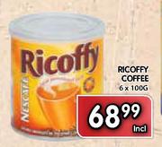 Ricoffy Coffee-6 x 100gm