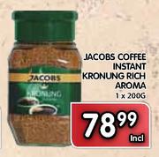 Jacobs Coffee Instant Kronung Rich Aroma-200gm