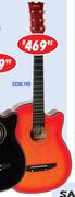 Sanchez 38 Inch Classical & Steel String Guitars(SS38L1RB)-Each