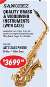Sanchez Quality Brass & Woodwind Instruments(With Case) Alto Saxophone-Each