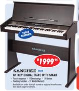 Sanchez 61 Key Digital Piano With Stand