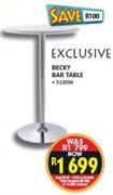 Becky Bar Table