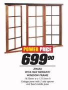 Zikiza WD4 H&V Meranti Window Frame-1632mmx1715mm