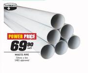 Waste Pipe-50mmx6m Each