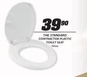 The Standard Contractor Plastic Toilet Seat White
