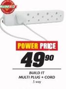 Build It Multi Plug + Cord-Each